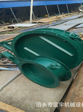 电动法兰开关蝶阀手动蝶阀气动风阀烟道圆形通风蝶阀 DN1200