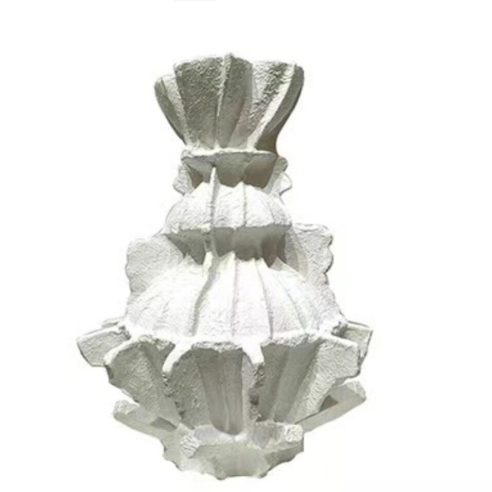 现代简约创意树脂异形花器花瓶样板间桌面电视柜玄关软装饰品工艺