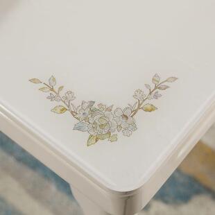 伸缩餐桌小户型家用现代简约白色烤漆抽拉式桌椅组合钢化玻璃饭桌