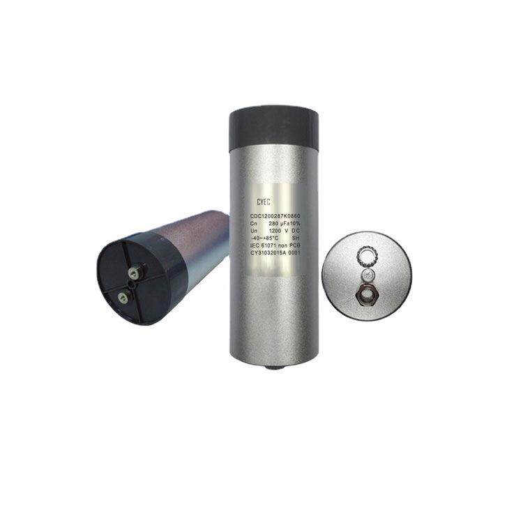 直销DC-Link直流支撑CDC280uF/1200V大空量银色电容器