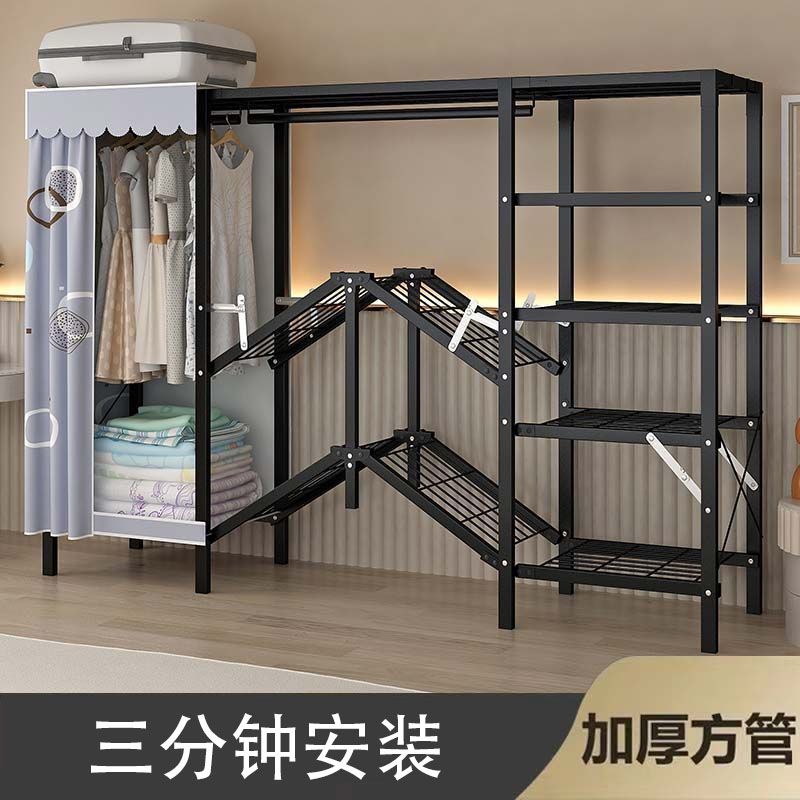 现代简约经济型布艺简易衣柜