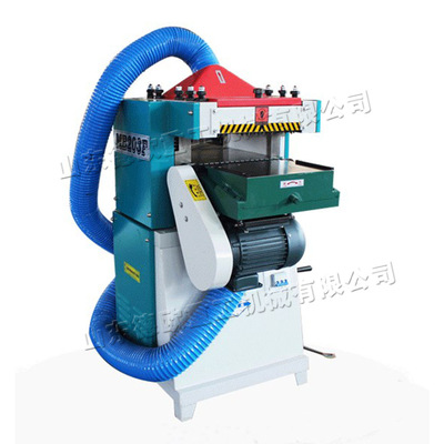 高速双面压刨机 台式自配吸尘刨削机Double sided press planer