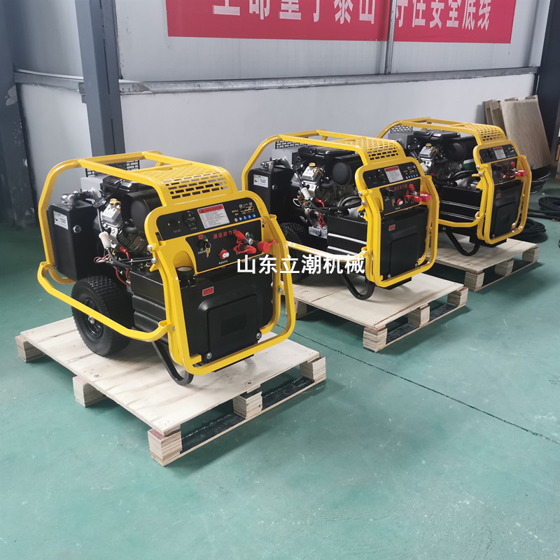 立潮厂家供应23马力液压动力站及配套的渣浆泵 地头排水河道清淤