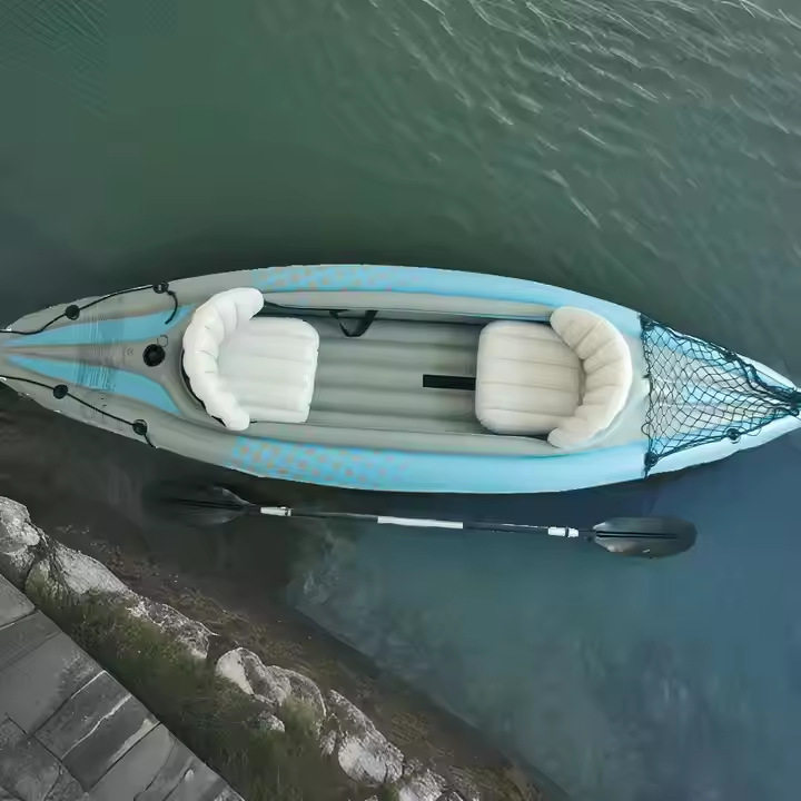 定制充气kayak皮划艇充气船皮伐挺户外探险便携双人套装独木舟