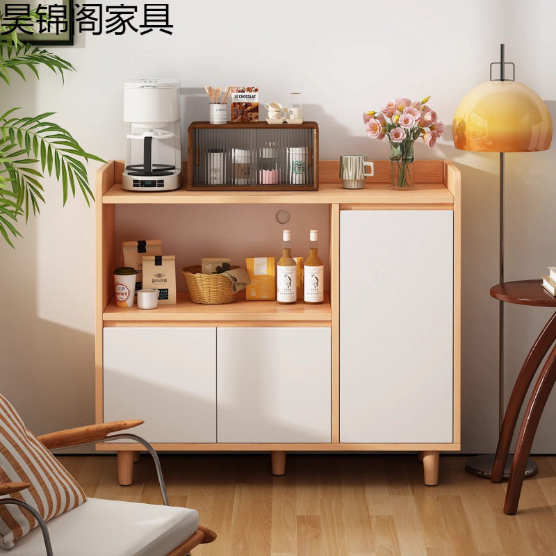 茶水柜置物柜家用靠墙边柜客厅立柜收纳架小柜子储物柜矮柜餐边柜