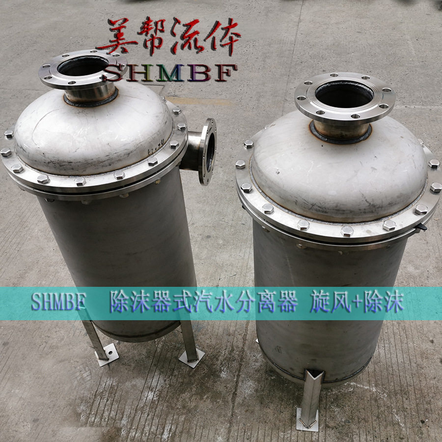 旋风除沫不锈钢沼气气液分离器