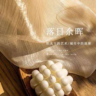 梦幻窗帘纱帘透光不透人轻奢高档窗纱客厅阳台纱飘窗半遮光高级感
