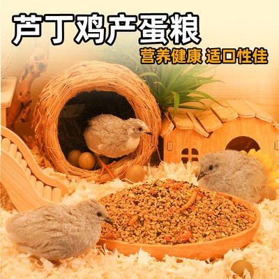 速发芦丁鸡饲蛋卢丁鸡产粮下蛋料食专用鹌鹑成鸡生蛋营养小鸡养料