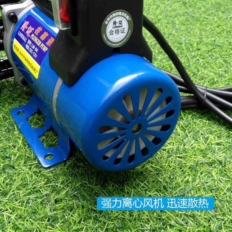 现货速发手提式电动喷药机12V24V48V60V220V高压双缸柱塞泵农用果