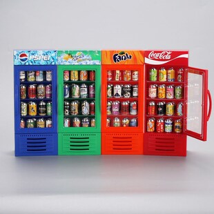 速发迷你小物冰微缩场景摆件品家家玩具冰箱超市过柜模型食玩配件