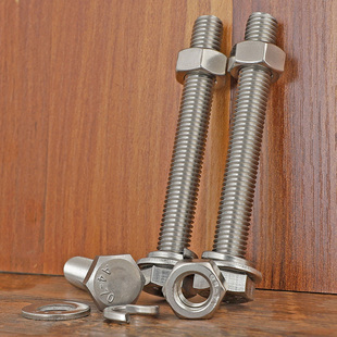 速发M6M8M10M12M14M平6 6垫锈钢外六角螺丝1弹不四组合螺栓螺母套