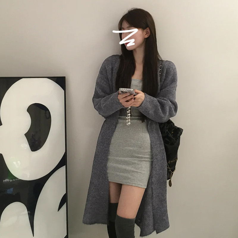 速发灰色内搭套底吊带包臀连衣裙子202韩新款小个子4系穿搭打装