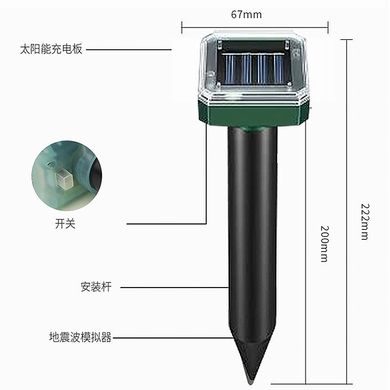 现货速发驱赶鸽子神器家用台驱鸟神器低音降噪空调屋顶果园防鸟吓