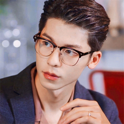 速发想见你李近维男潮蓝防光抗辐射半框护目子视镜可配有度数