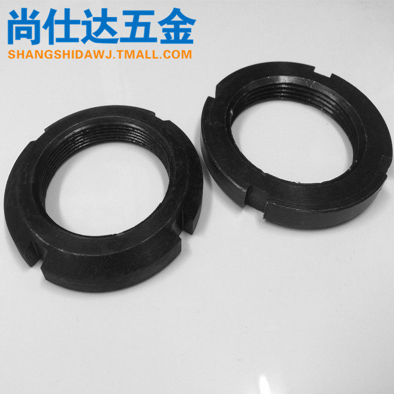 速发国1GB8标2圆螺母 4螺帽 止退螺母 开槽锁紧螺母 四槽螺母M6元