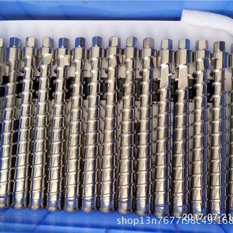 速发家用榨油机螺杆加工榨杆小型榨油i螺杆榨杆不锈钢螺杆加工机.