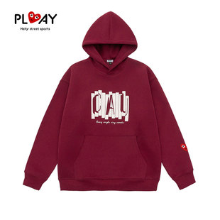 复古潮流印花百搭休闲宽松男女上衣 官方卫衣秋冬新款 PLAY HEITY