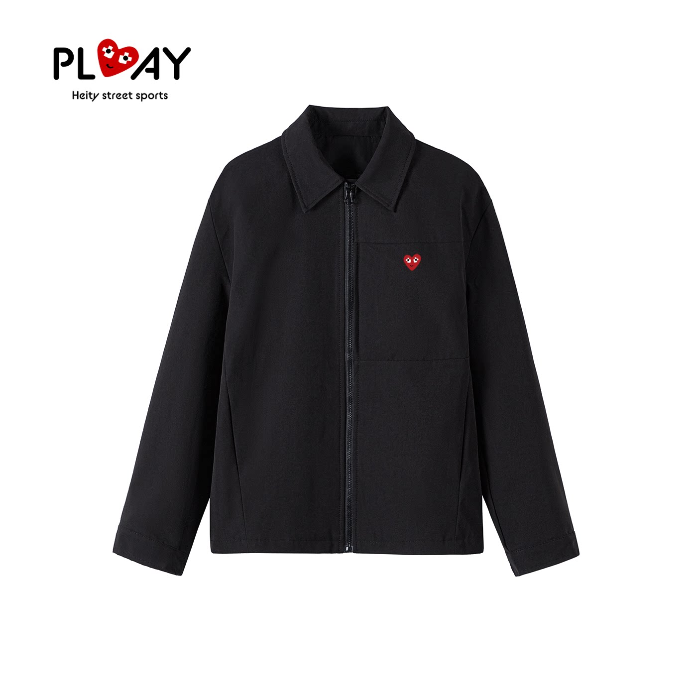 PLAY HEITY 官方夹克秋季新款美式复古立领男女休闲百搭夹棉外套