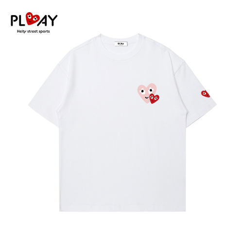 PLAYHEITY夏季情侣宽松短袖T恤