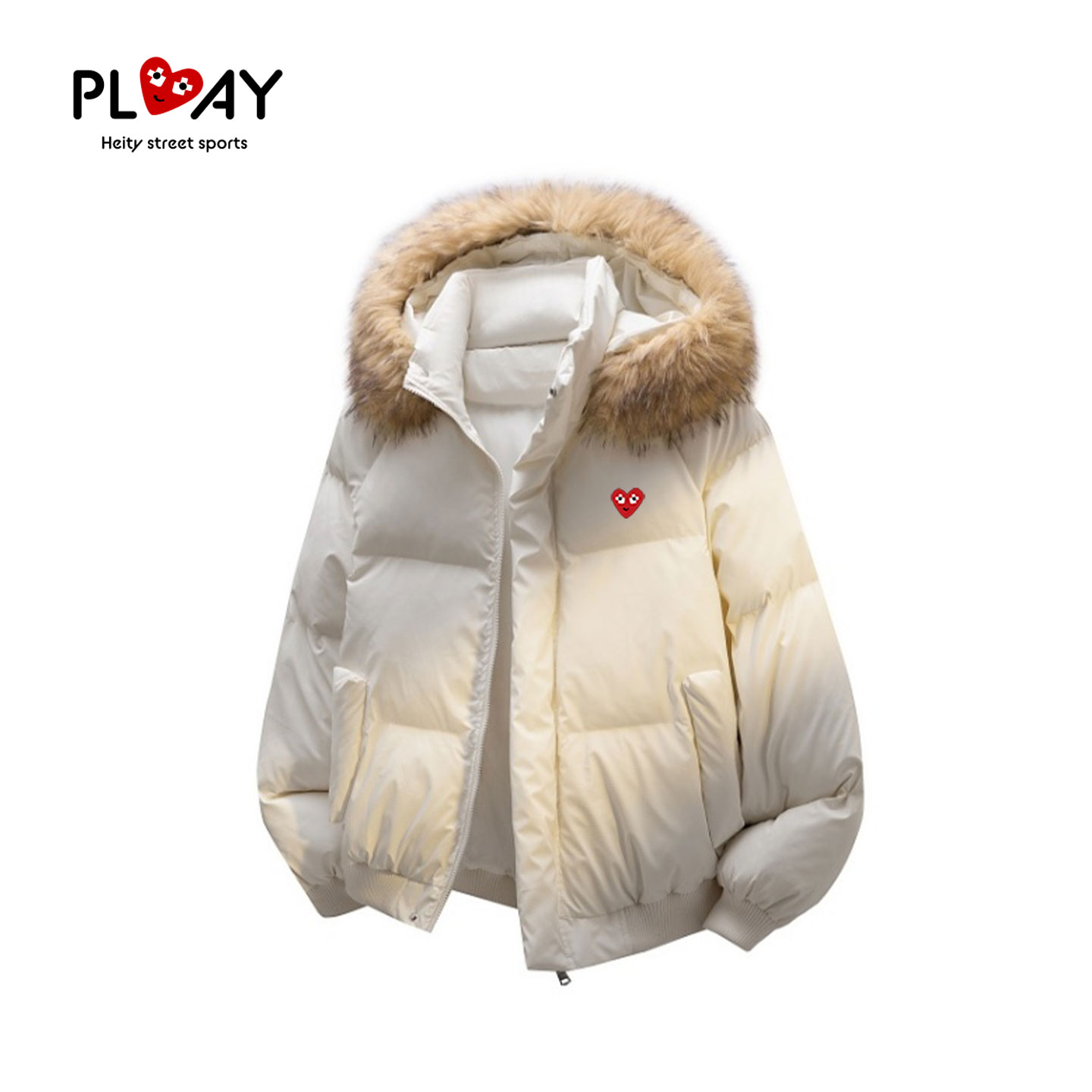 PLAYHEITY冬季男女百搭棉衣