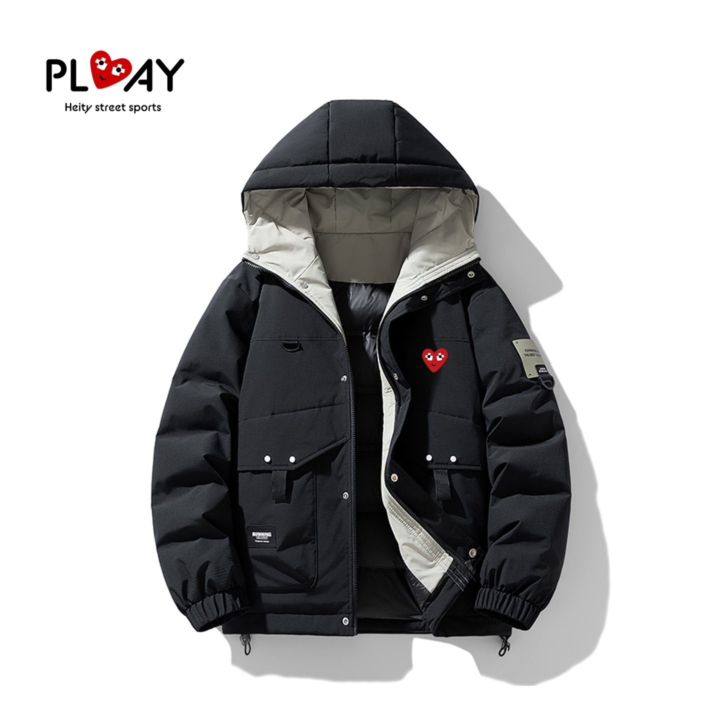PLAYHEITY冬季男女款休闲羽绒服