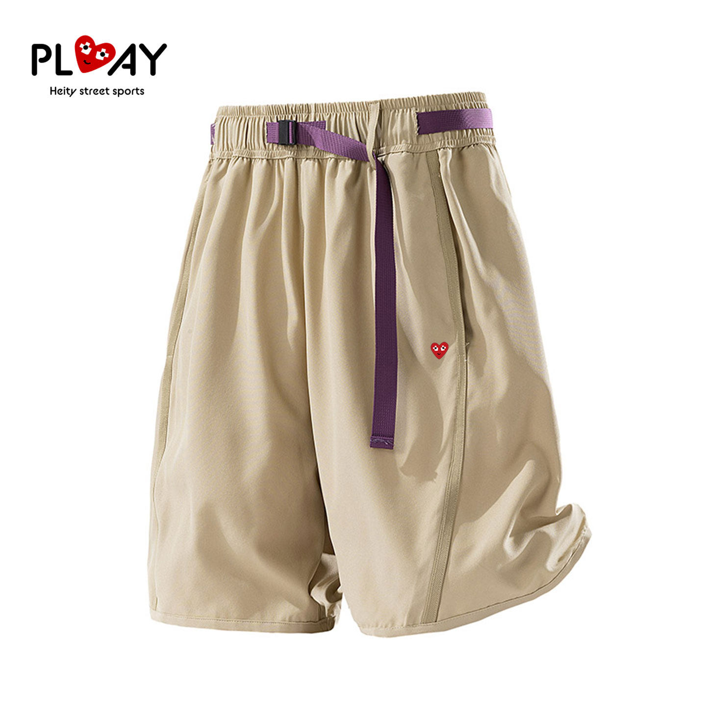 PLAY HEITY 官方短裤夏季新款潮流男女款简约休闲百搭运动五分裤