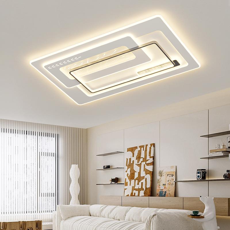 客厅灯现代简约家用智能卧室led灯广东中山灯具亚克力吸顶灯