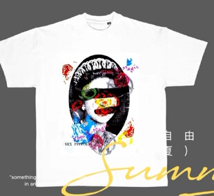 Sex Pistols god save the queen t shirt 恤摇滚美式宽松款短袖