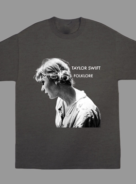Taylor swift - folklore t恤 shirt 美国创作女歌手