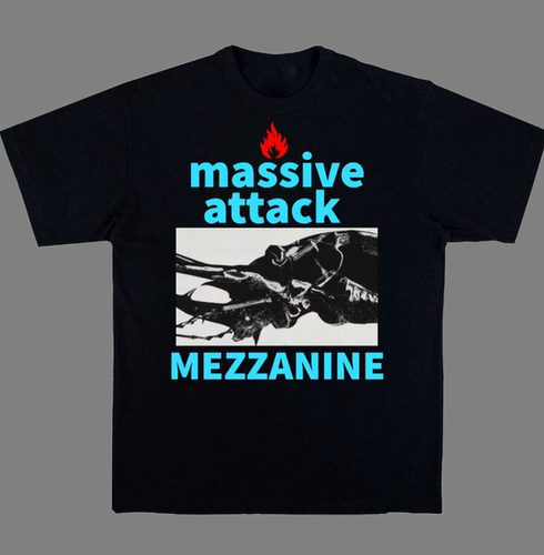 Massive attack t恤 shirt 英国电子组合