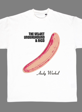 Velvet underground t恤shirt 地下丝绒乐队组合 Andy Warhol