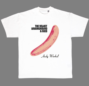Velvet underground t恤shirt 地下丝绒乐队组合 Andy Warhol