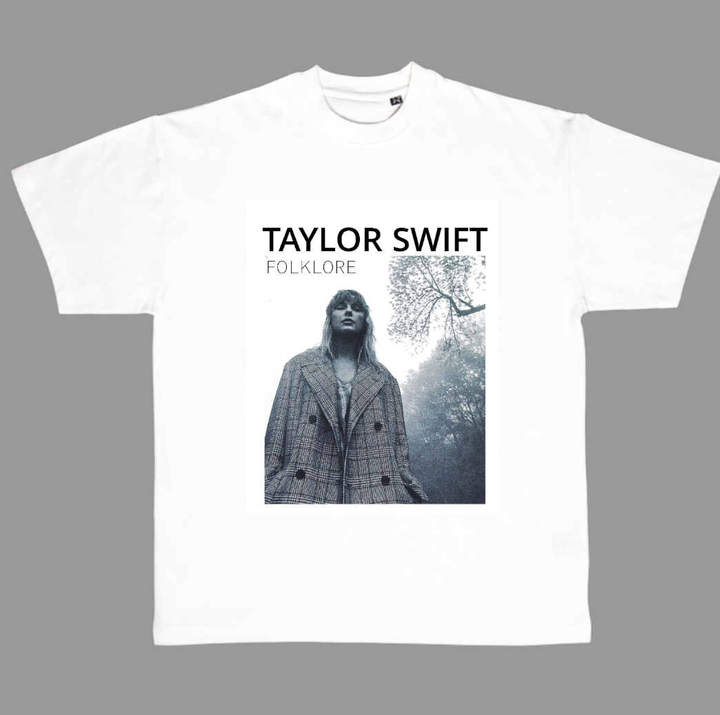 Taylor swift - FOLKLORE t恤shirt 美国女歌手男女