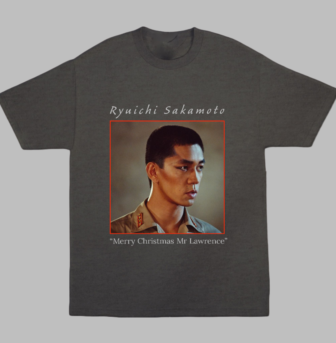 Ryuichi Sakamoto T恤shirt 电影坂本龙一，战场上的快乐圣诞