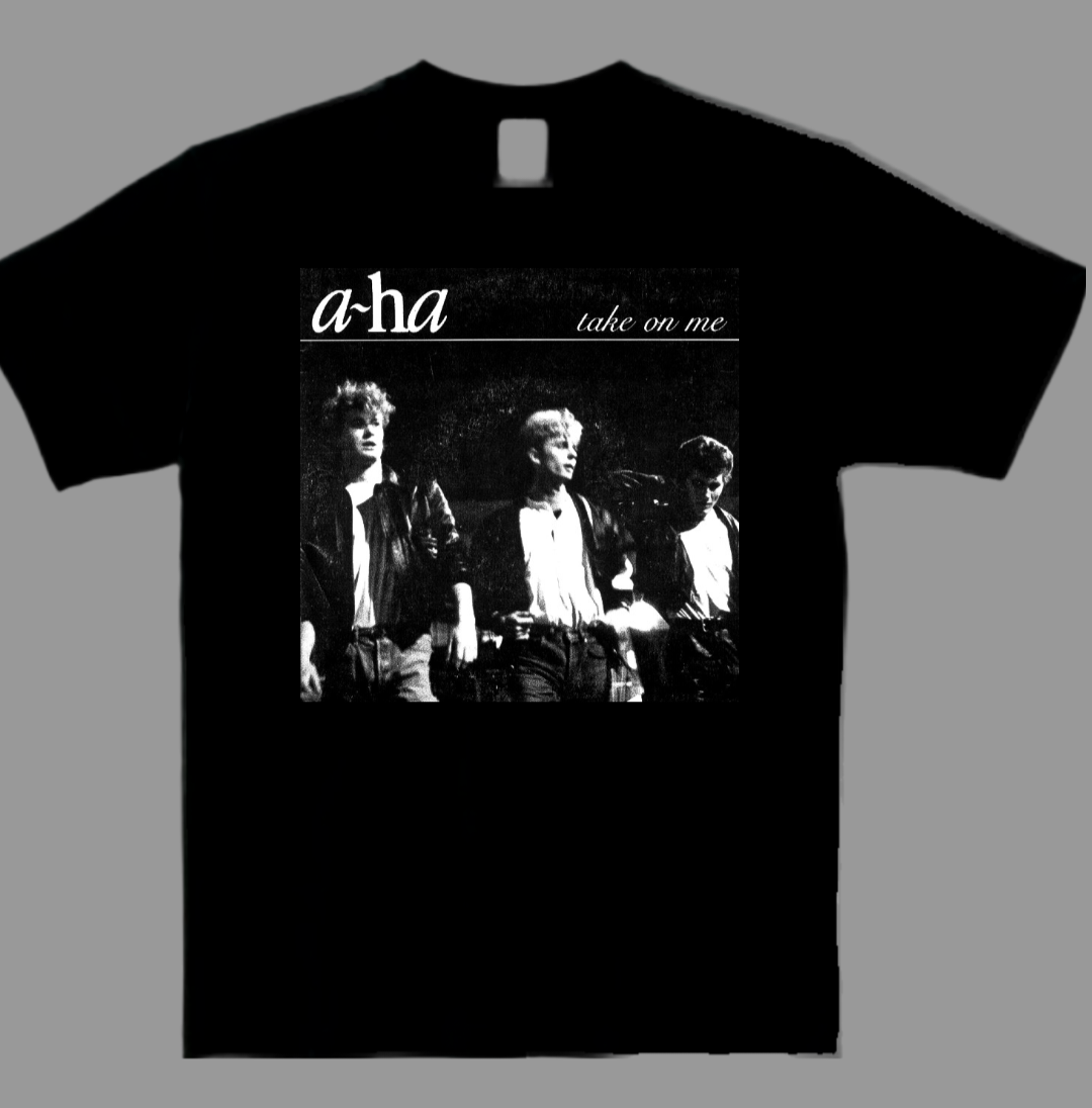 A-Ha 挪威组合t恤 shirt 80年代