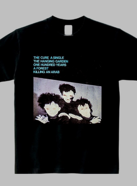 The Cure t恤shirt 黑色 英国另类歌德结他组合