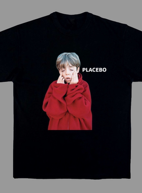 Placebo乐队人像摇滚短袖T恤shirt 安慰剂乐队