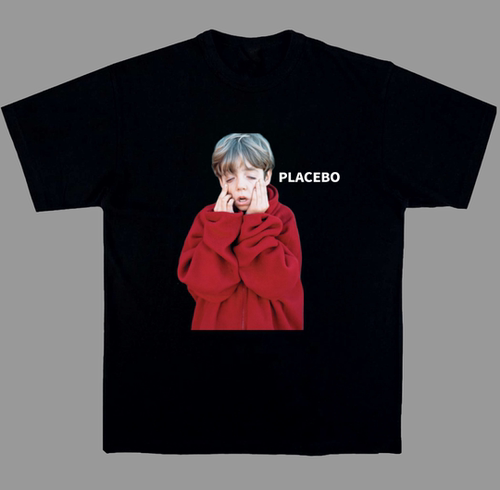 Placebo乐队人像摇滚短袖T恤shirt 安慰剂乐队