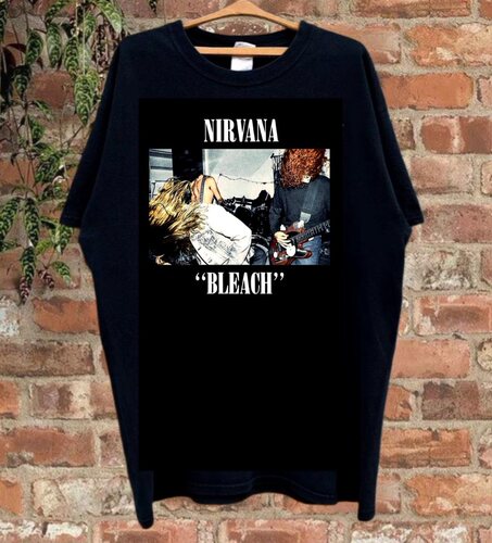 NIRVANA T恤Shirt 美国摇滚乐队 Kurt Cobain
