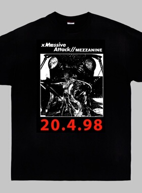 英国电子组合 Massive attack t恤shirt trip hop