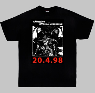 英国电子组合 Massive attack t恤shirt trip hop