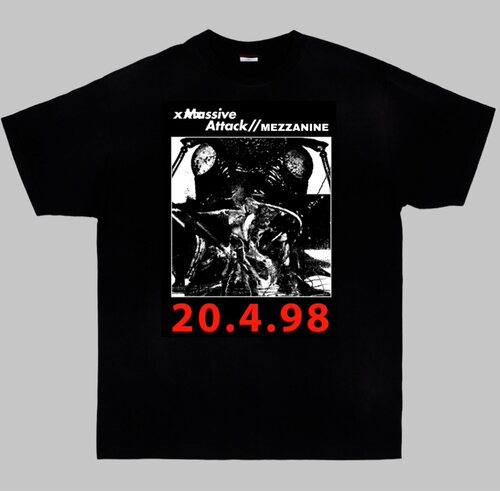 英国电子组合 Massive attack t恤shirt trip hop