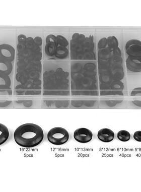 极速180pcs/box Rubber Grommet 8 SizFes Assortment Set for Pr