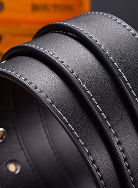 极速Fashion Black Belt Forv Men Cowskin Genuine Leather Belt