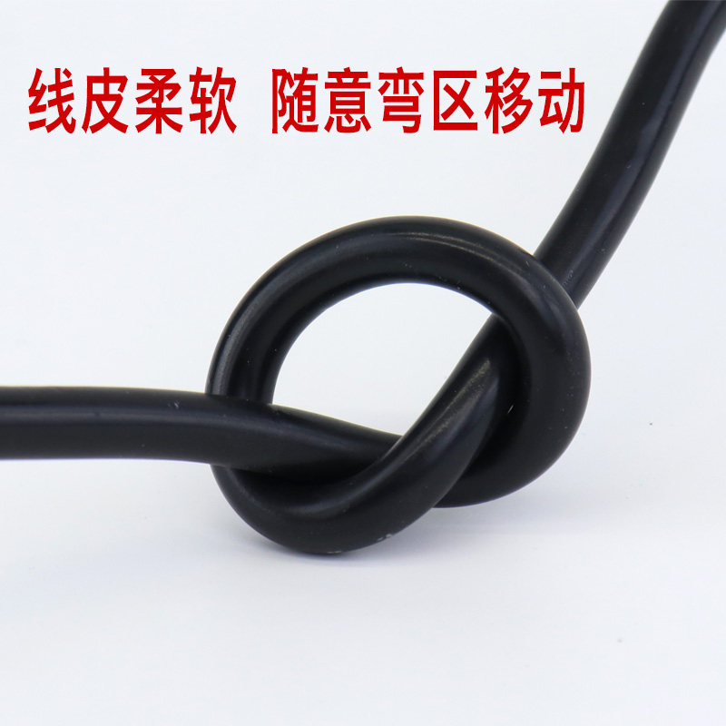 极速国标纯铜芯电源线2 3芯电缆线rvv1.5 2 4 6平方牛Z筋电线软护