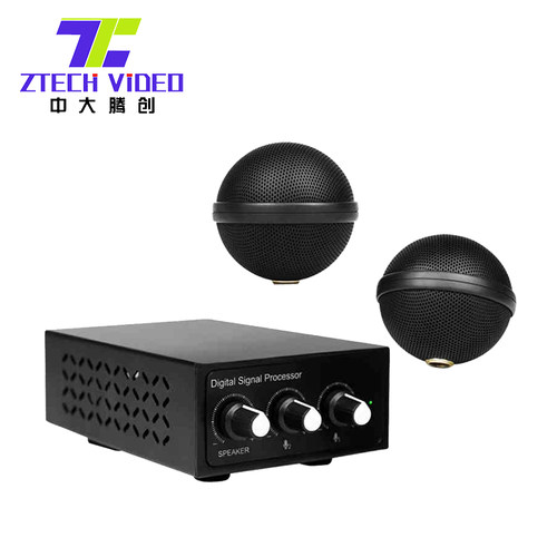 新品中大腾c创M680吊顶全向麦克风 全方位吸顶拾音器 录播教室语