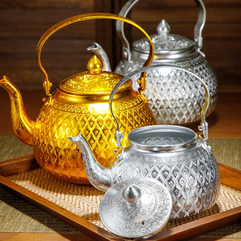 极速泰国锡器老式茶壶凉水壶家用复古冷水壶凉水杯装水Z容器大容