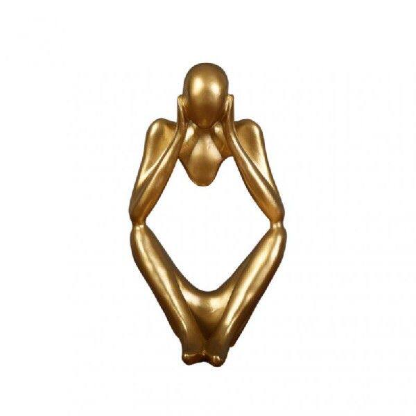 极速Sand Colhor The Thinker Abstract Statues Sculptures Yoga