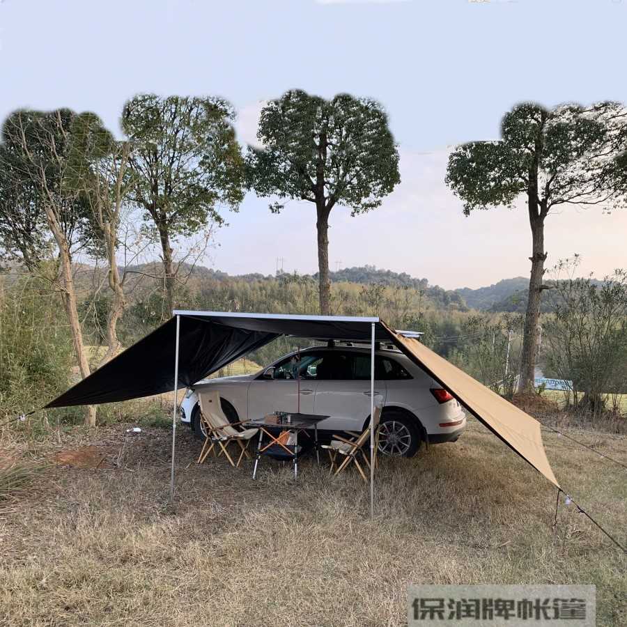极速铝合金硬外壳坦克300大狗汽车F边帐篷侧天幕遮阳棚户外自驾游