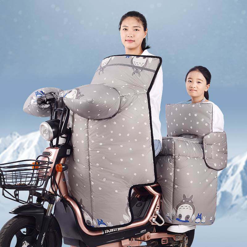 极速电动车挡风被冬款亲子后座母子F儿童冬季电单车挡风罩电车保